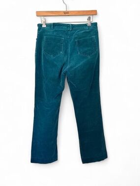 Vintage turquoise blue corduroy women’s pants size 6